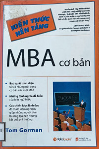 Image of MBA cơ bản