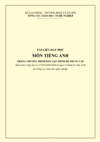 Tài liệu dạy học môn Tiếng Anh trình độ Trung cấp