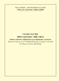 Tài liệu môn Giáo dục thể chất trình độ Cao đẳng