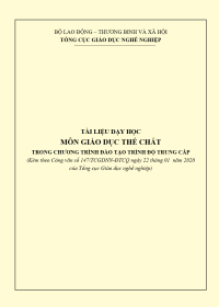 Tài liệu môn Giáo dục thể chất trình độ Trung cấp