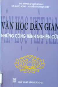 Văn học Dân gian - Những công trình nghiên cứu